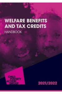 Welfare Benefits and Tax Credits Handbook