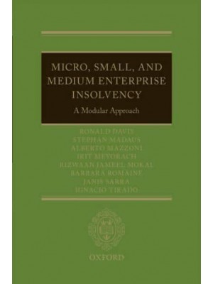 Micro, Small, and Medium Enterprise Insolvency A Modular Approach