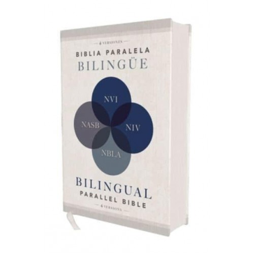 Biblia Paralela Bilingüe Nvi, Niv, Nbla, Nasb, Tapa Dura